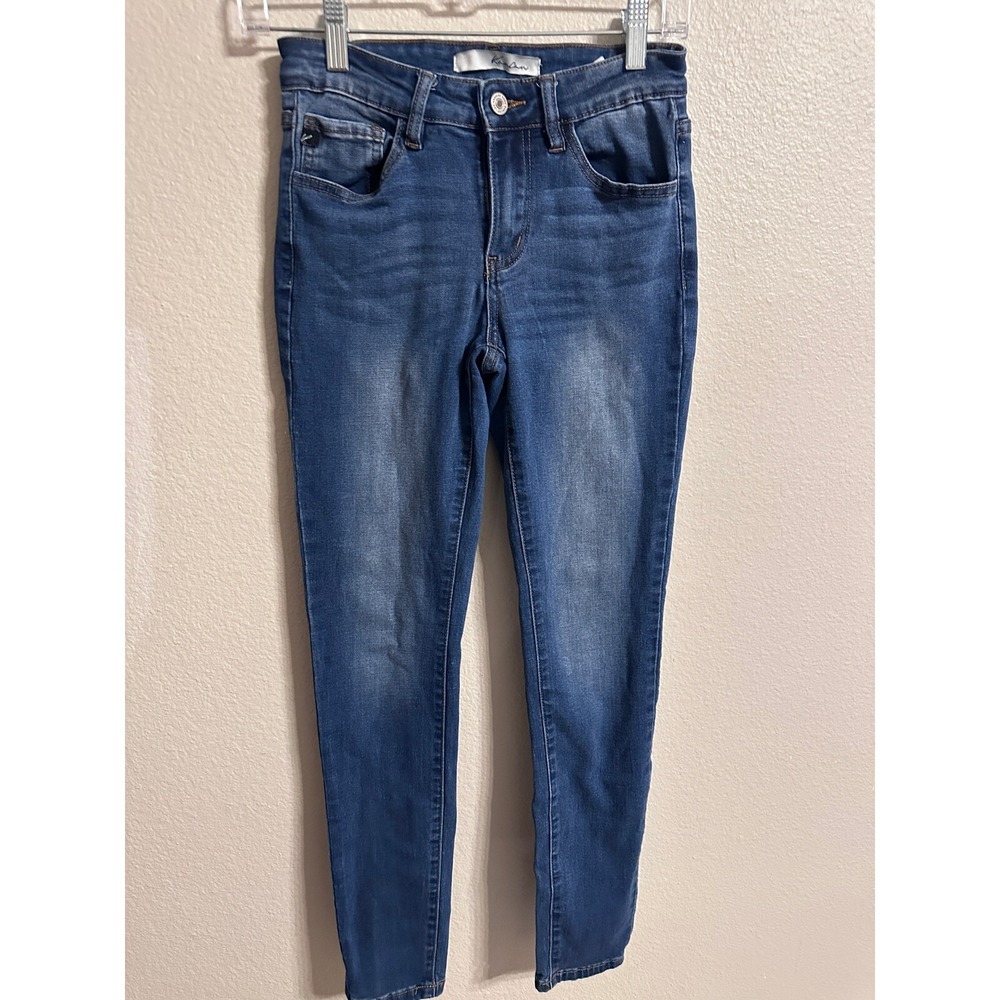 KanCan Denim Jeans Skinny Leg Dark Wash Casual Everyday Style Size 26